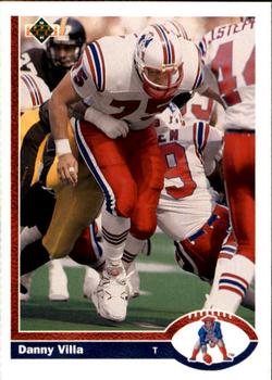 Danny Villa New England Patriots 1991 Upper Deck NFL #565